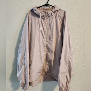 Soia & Kyo Women’s Oaklynn zip up windbreaker hooded jacket size L/XL
